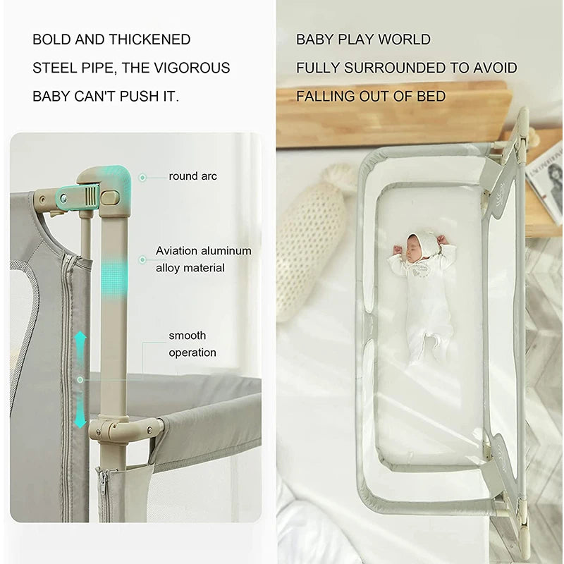 Yazijico™ Baby Bed Guardrail Simple and Lightweight - Yazijico™ 