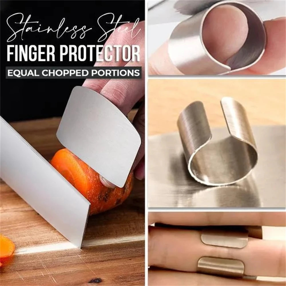 Yazijico™ Stainless Steel Finger Protector Anti-cut Finger - Yazijico™ 