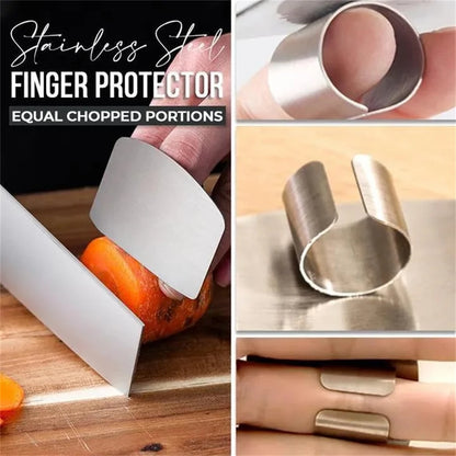 Yazijico™ Stainless Steel Finger Protector Anti-cut Finger - Yazijico™ 