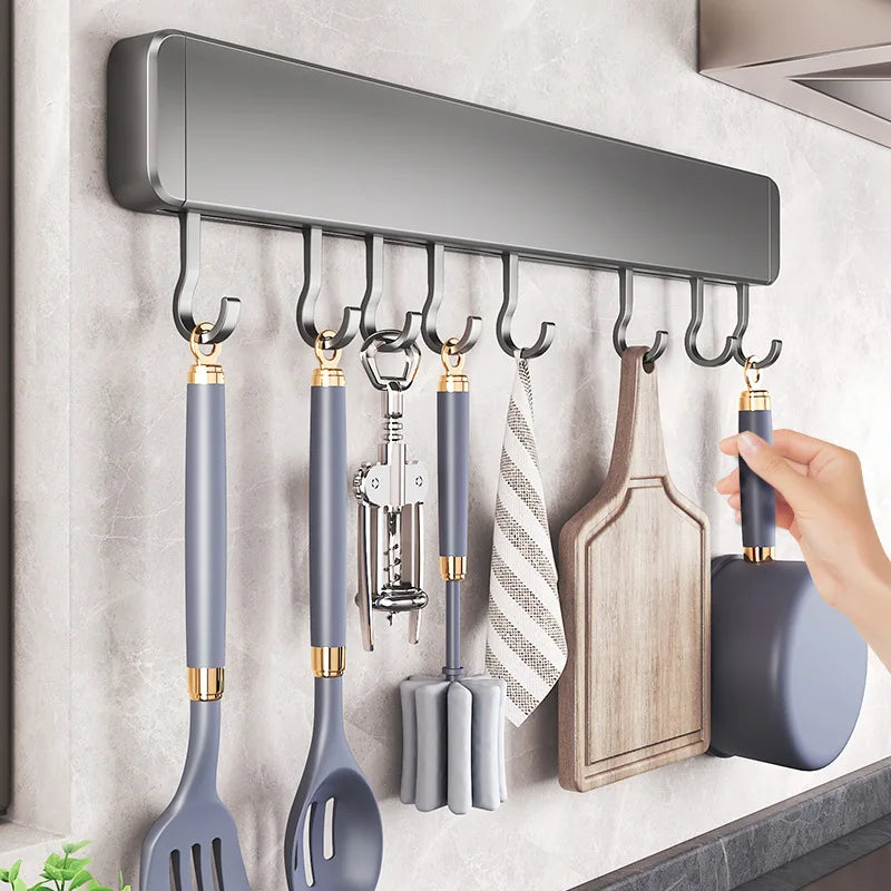 Yazijico™ Kitchen Storage Rack Non-perforated shelves Wall Mounted - Yazijico™ 