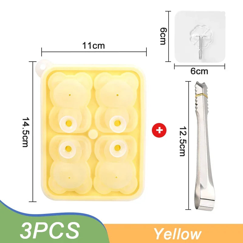 Bear Shape Ice Cube Silicone