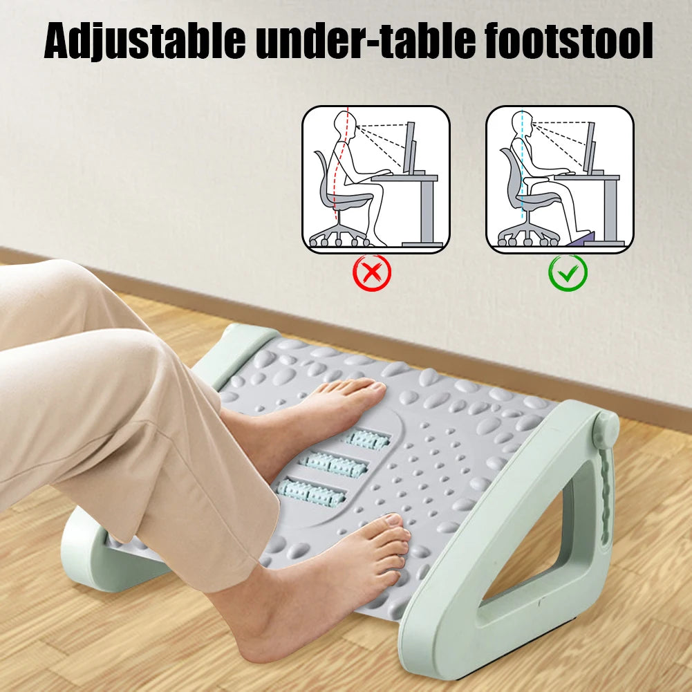 Yazijico™ Office Footrest Adjustable Ergonomic Footrest Stool - Yazijico™ 