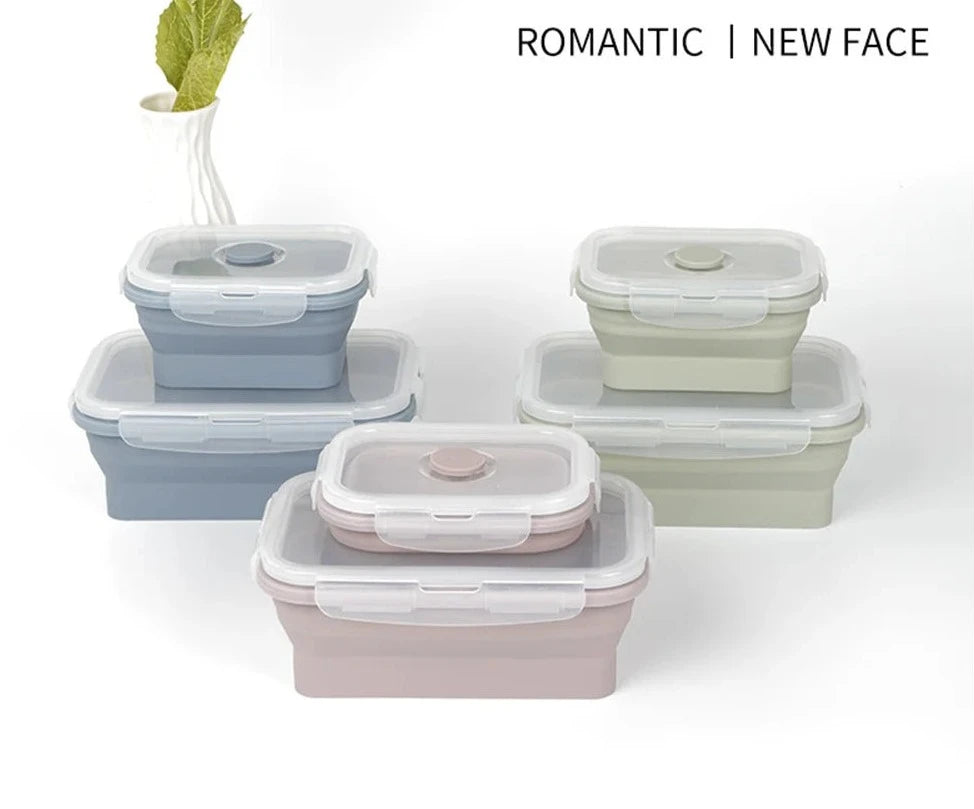 Lunch Box  Folding Bowl Outdoor Silicone | Yazijico™ 