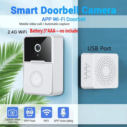 Yazijico™ Wireless Doorbell Wifi Outdoor Hd Camera - Yazijico™ 