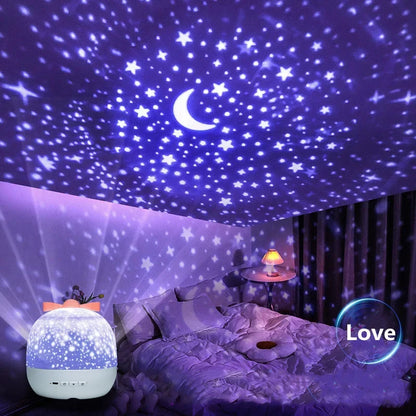 Yazijico™ Light Projector Crown Star Night Light - Yazijico™ 