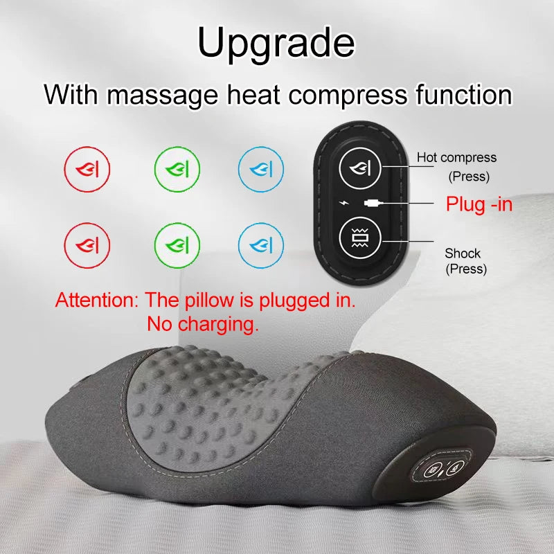 Electric Neck Massage Pillow Heating | Yazijico™ 