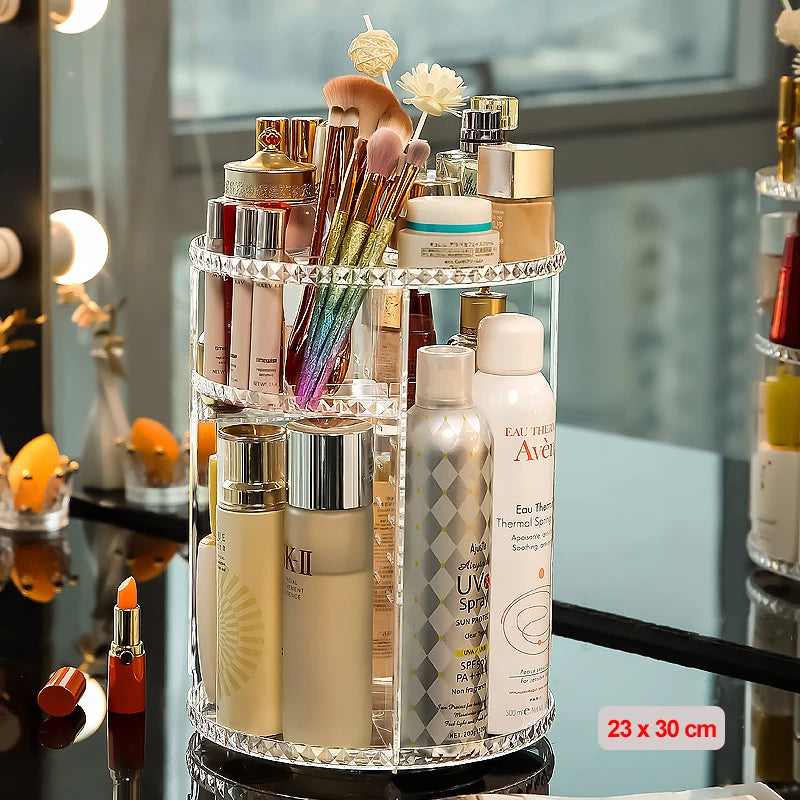 Make Up Organizer Box 360 Degree Rotation | Yazijico™ 