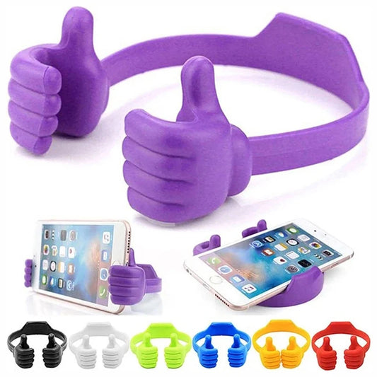 Thumbs Up Cell Phone Stand Holder Lazy Desk Universal Flexible Tablet Smartphone Stand Holder For iPhone