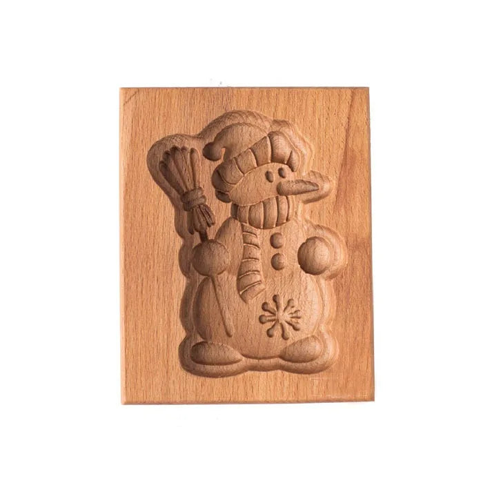 Wooden Shortbread Mold Raspberry Heart Carved | Yazijico™