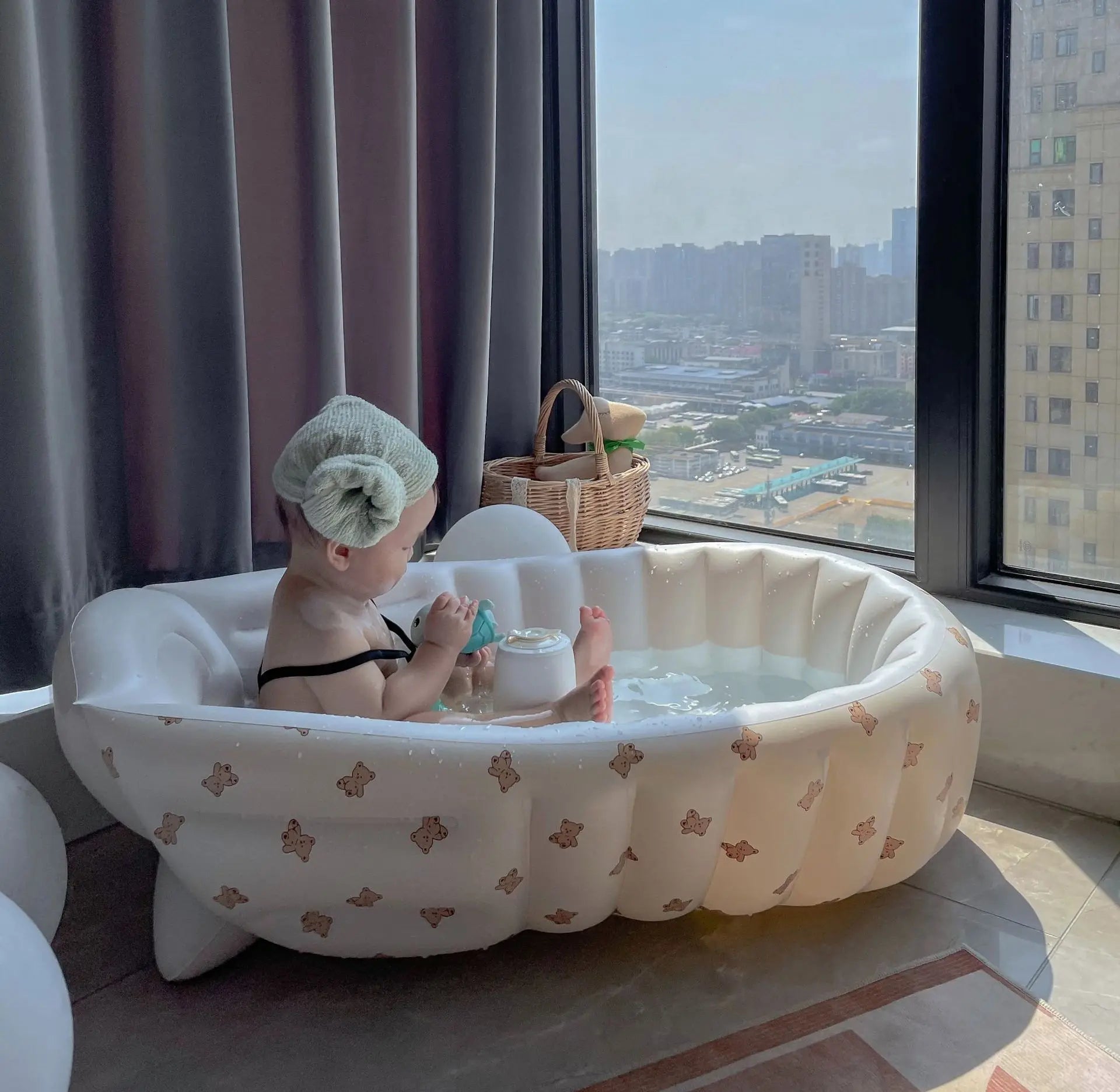 Baby Swimming Bathtub Children's Portable Outdoor | Yazijico™