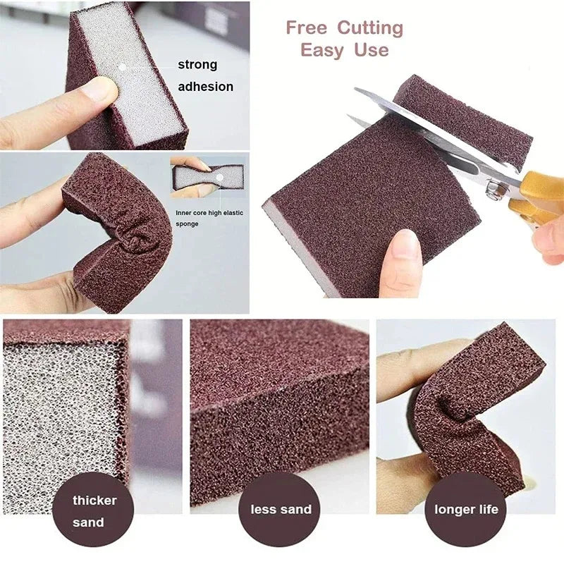 Yazijico™ Sponge Removing Rust Carborundum Eraser Cleaning - Yazijico™ 