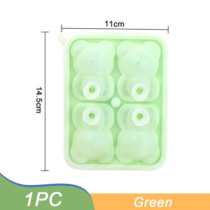 Bear Shape Ice Cube Silicone