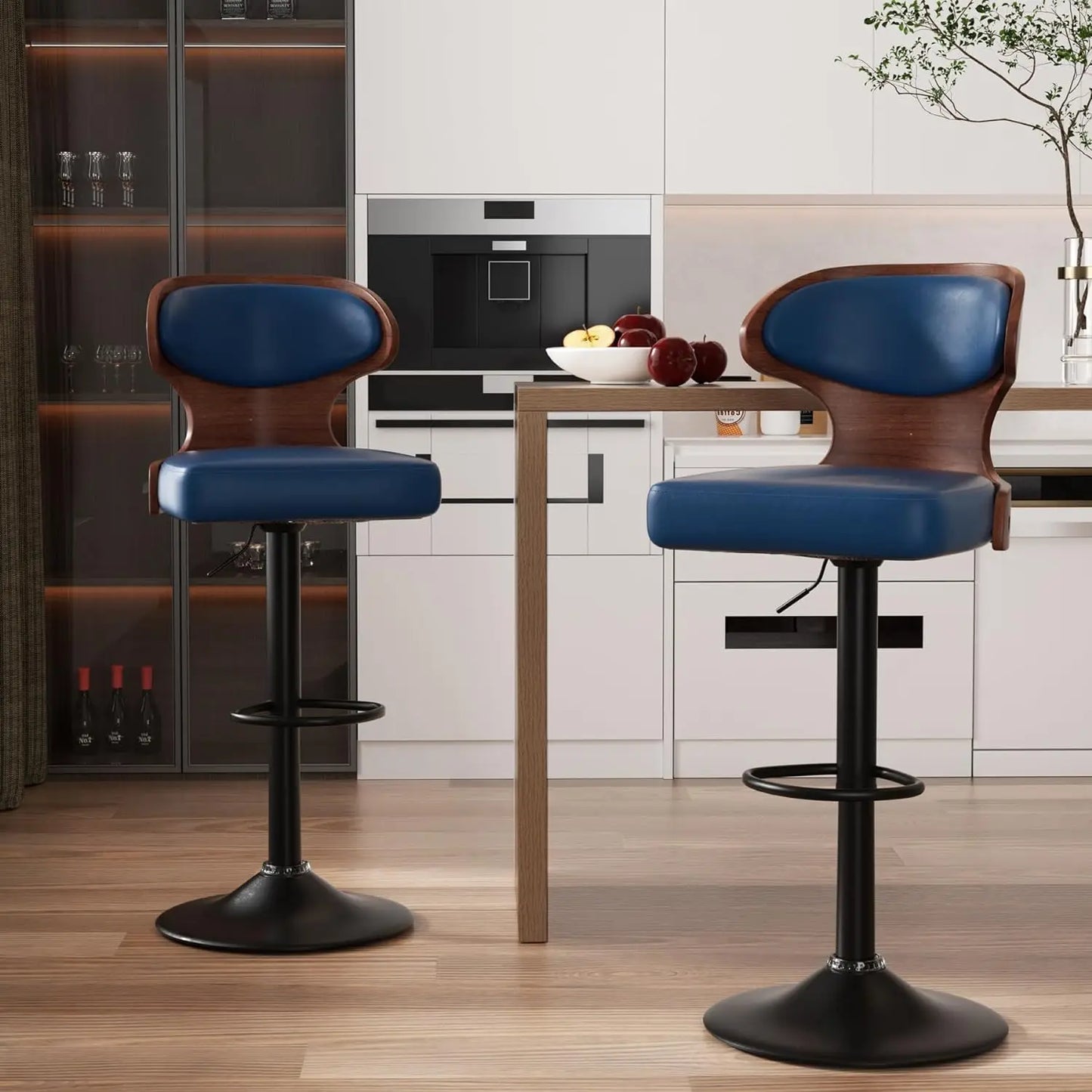 Bar Stools Set of 2 Seat Adjustable Height | Yazijico™ 