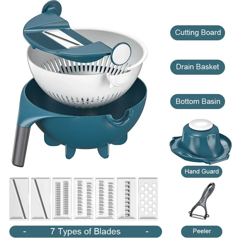 Multifunctional 2 In 1 Vegetable Slicer | Yazijico™ 