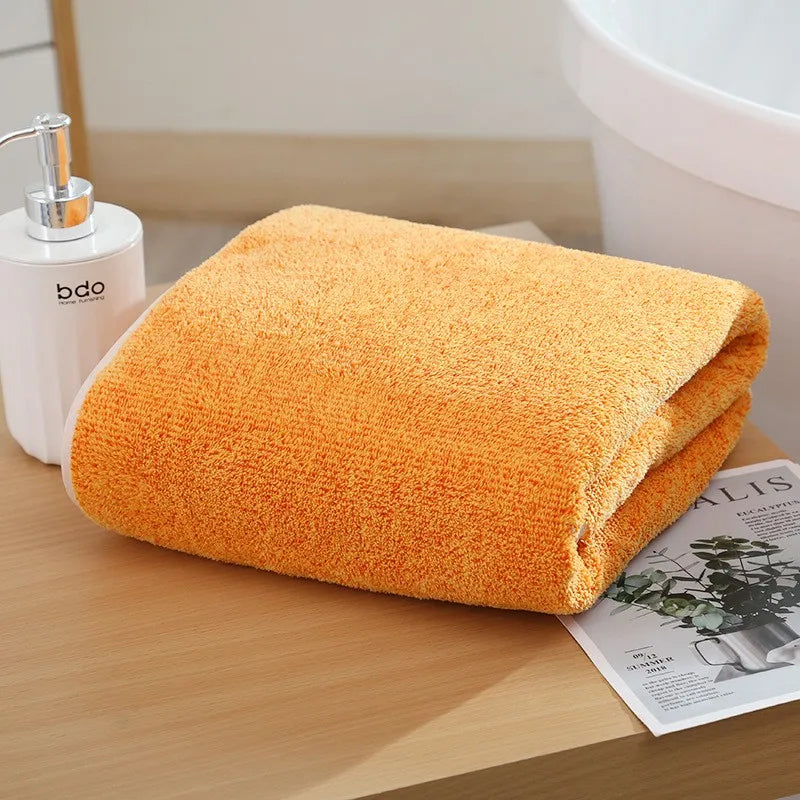 Towel Sets Bamboo Charcoal Coral Velvet Bath  | Yazijico™