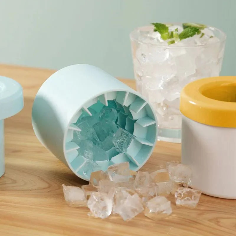 Silicone Ice Bucket Cup Mold Ice Cubes  | Yazijico™