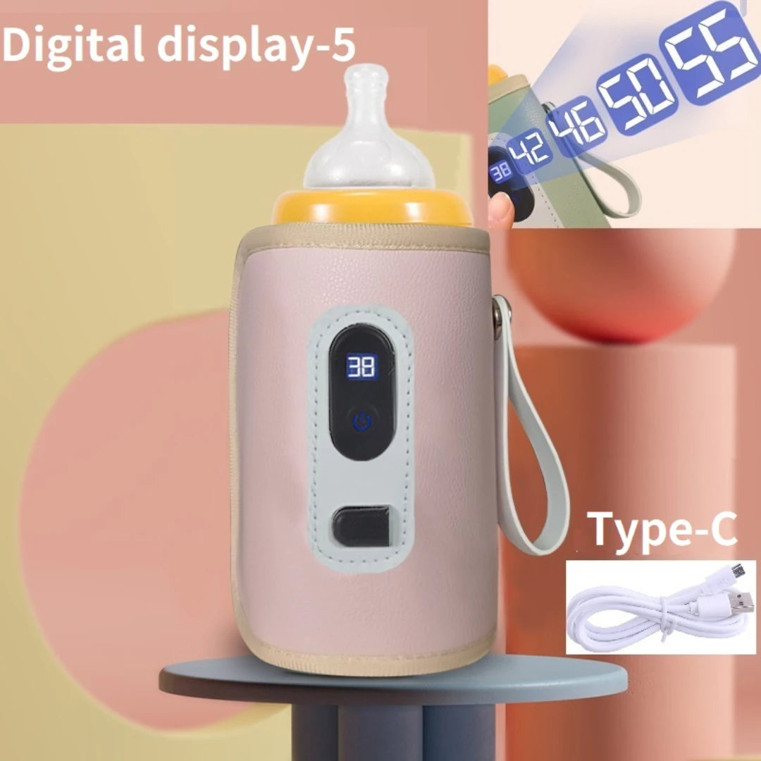 Baby Milk Bottle Thermal Bag Universal Digital Display | Yazijico™ 