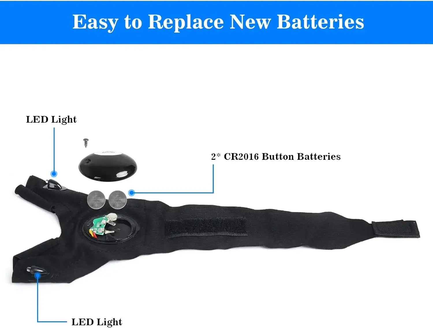 Half Finger Glove LED  Outdoor Waterproof  | Yazijico™