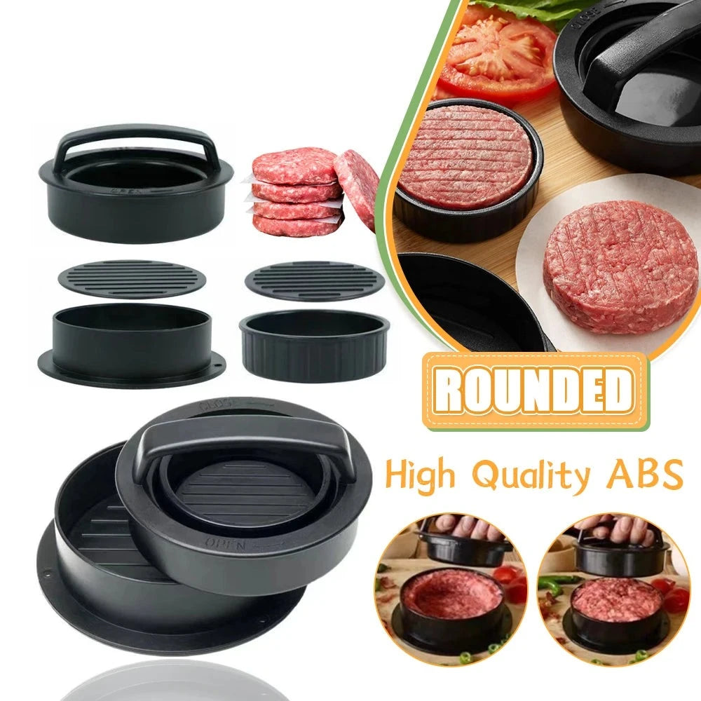 Hamburger Meat Press Maker Round Shape 