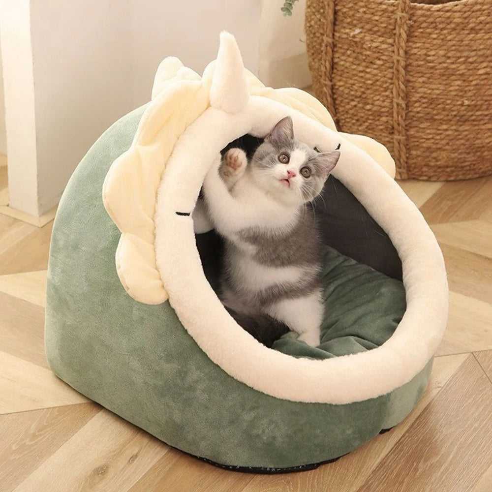 Cat Bed House Kennel Nest Round Pets Sleeping  | Yazijico™ 