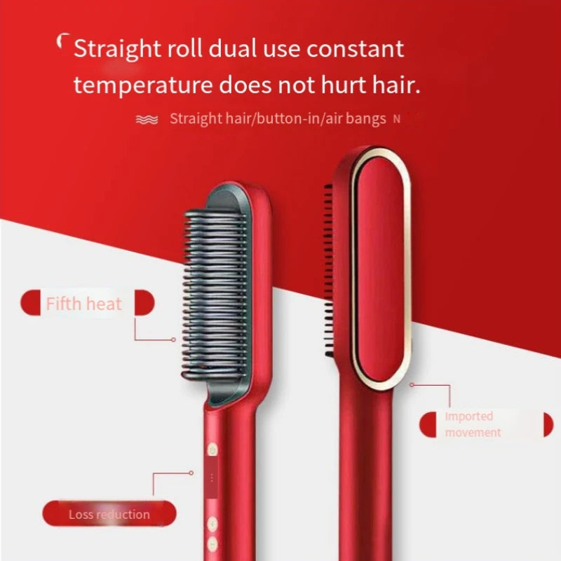 Hair Straightener Quick Heated Electric Comb | Yazijico™ 