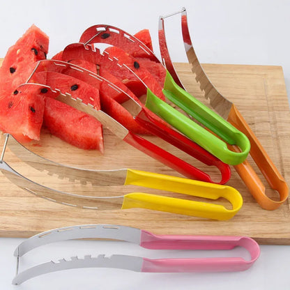 Yazijico™ Stainless Steel Watermelon Slicer Fruits Cutter - Yazijico™ 