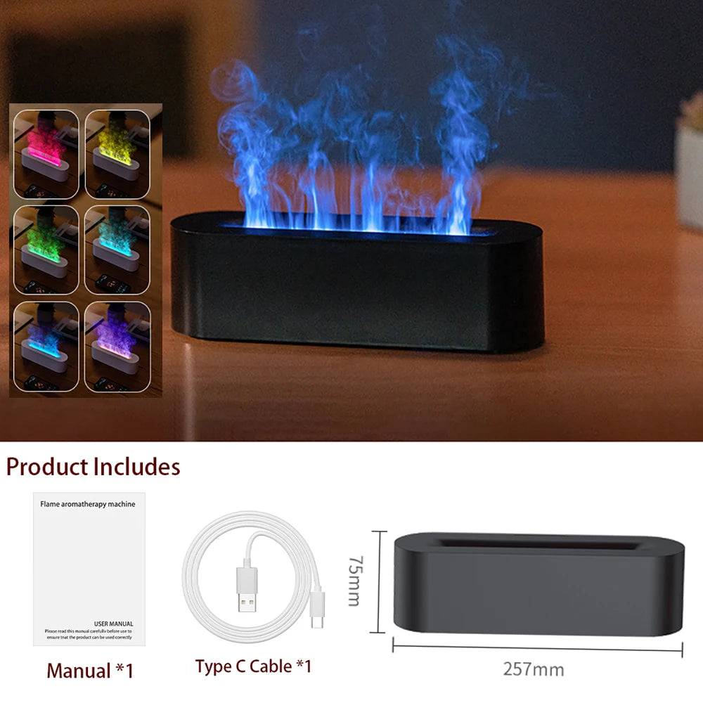 Fireplace Flame Diffuser for Essential Oil | Yazijico™