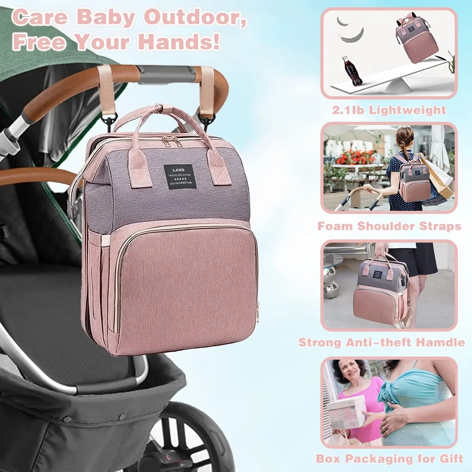 Ultimate Mommy Bag for Travel - Large-capacity Foldable| Yazijico™ 