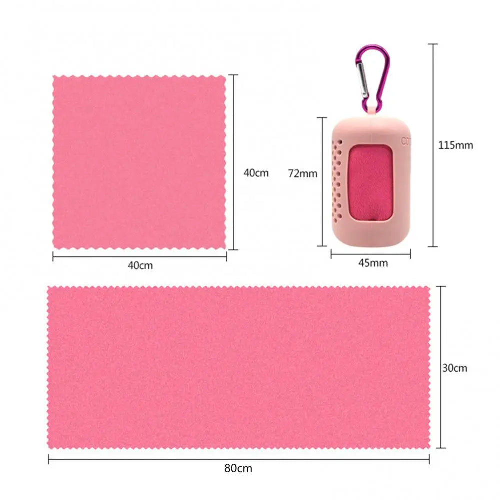 Quick Dry Towel Portable Microfiber Fast Dry Gym Cycling Beach  | Yazijico™