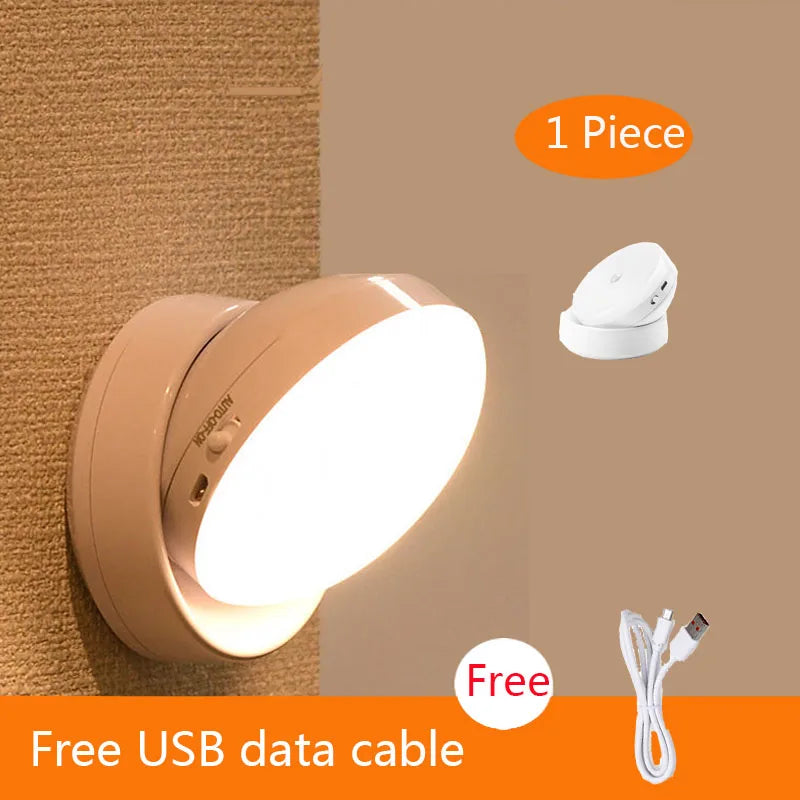 Motion Sensor Light Wireless Lamp USB Rechargeable | Yazijico™ 