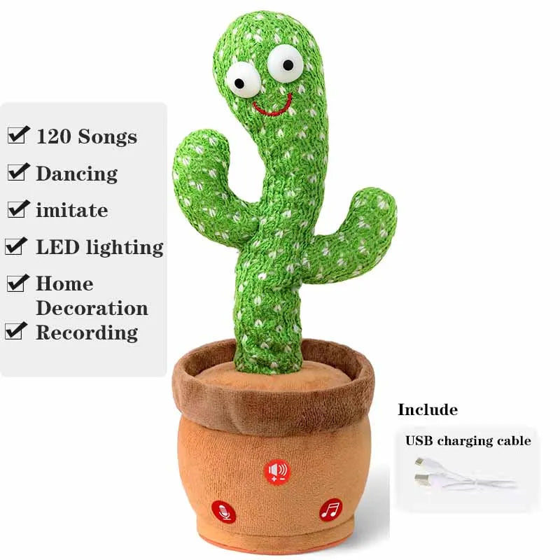 Baby Toys Talking Dancing Cactus with Lights | Yazijico™ 