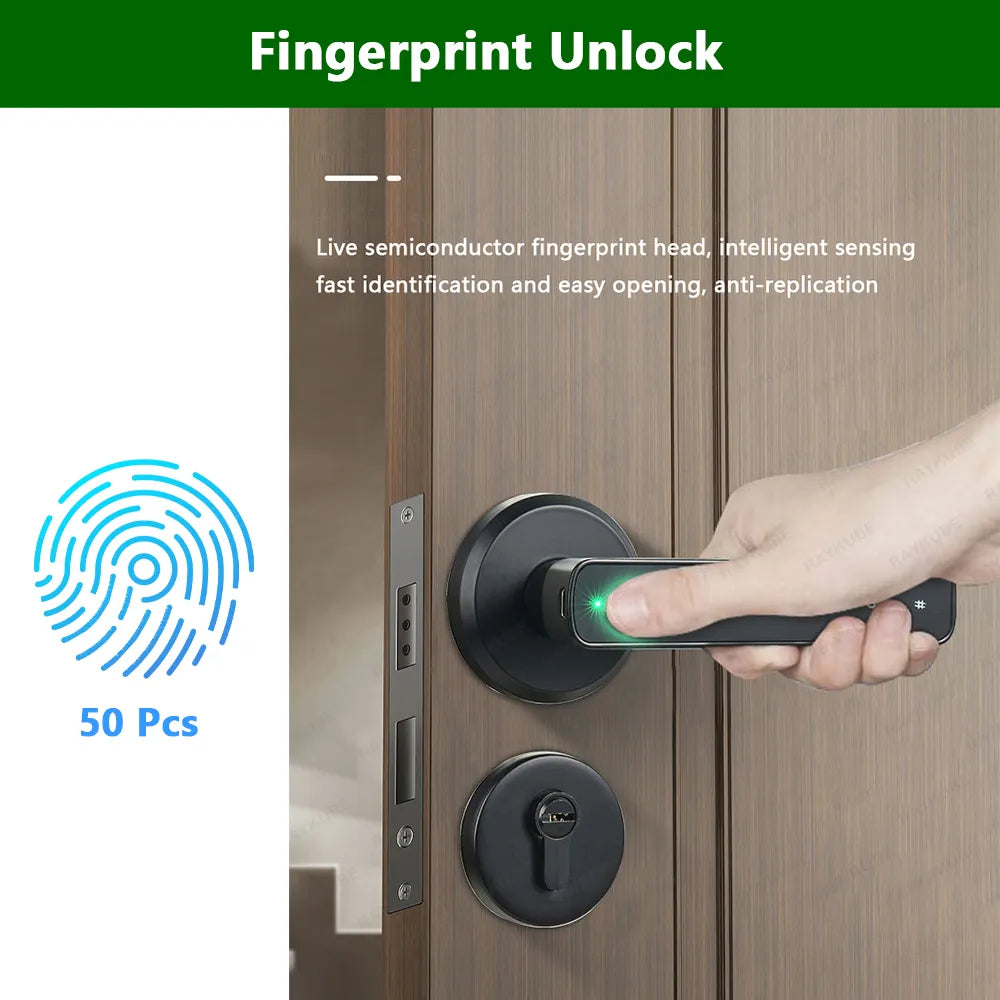 Yazijico™ Digital Fingerprint Door Lock Electronic - Yazijico™ 