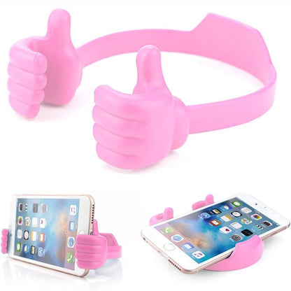 Thumbs Up Cell Phone Stand Holder Lazy Desk Universal Flexible Tablet Smartphone Stand Holder For iPhone