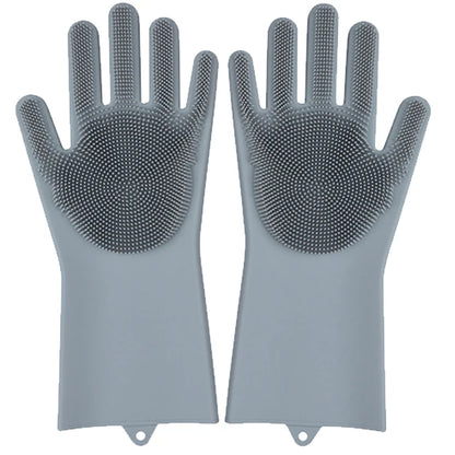 Silicone Dish Washing Gloves For Kitchen 