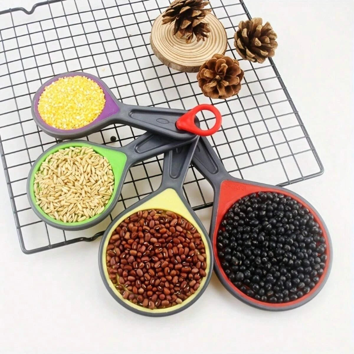 Silicone Measuring Cup Measuring Spoon Collapsible | Yazijico™ 