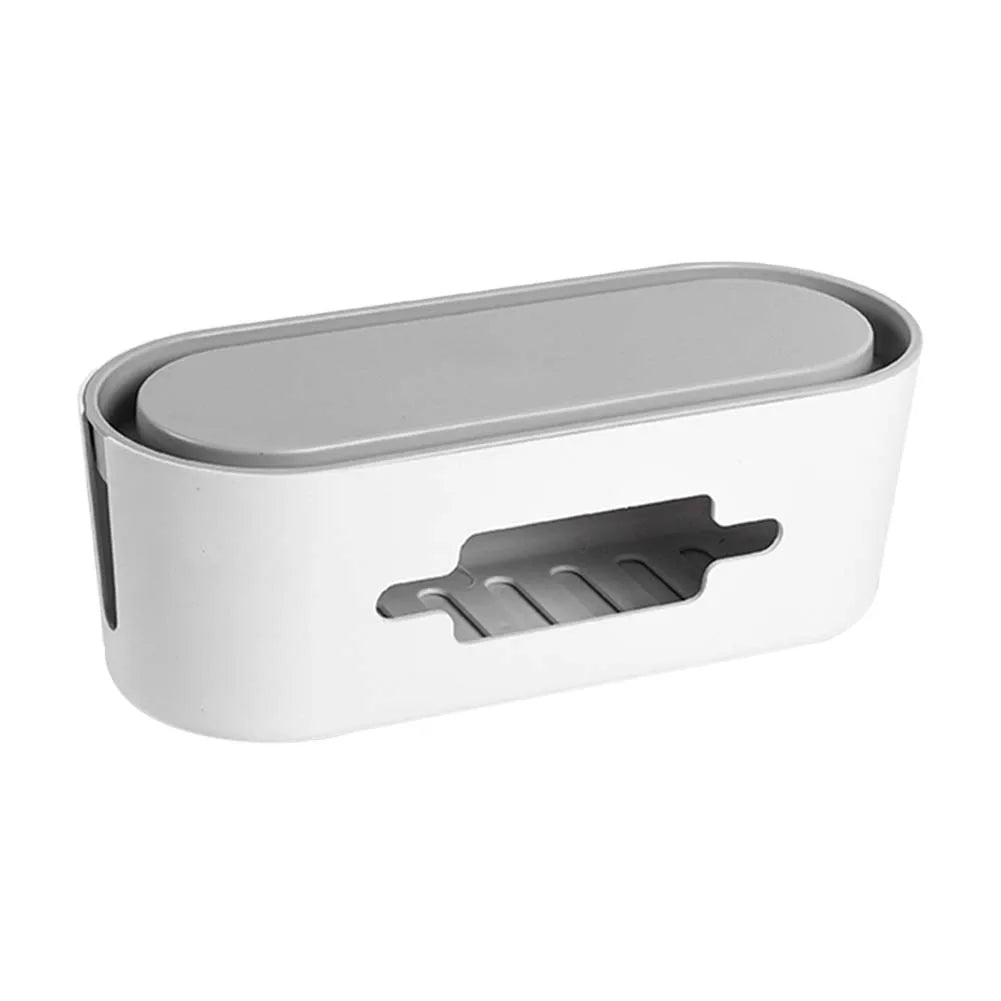 Electronics Cable Storage Box Plug Wire Organizer Storage For Charger