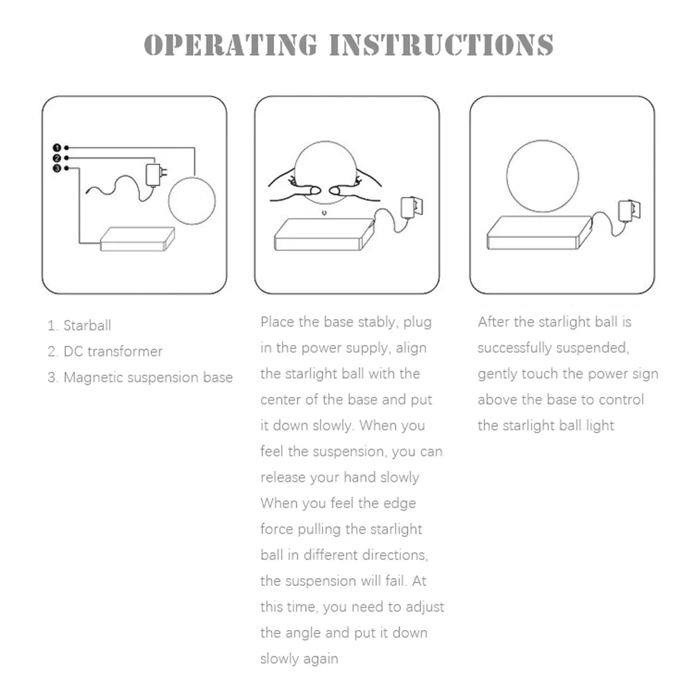 Night Light Creative Magnetic Levitation Starlight | Yazijico™