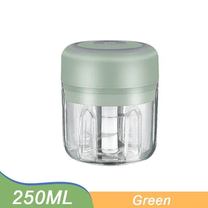 Mini Electric Garlic Chopper Grinder 