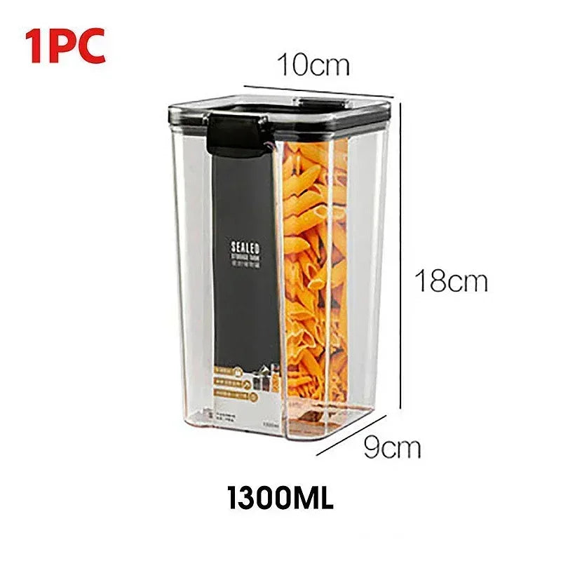 Food Storage Containers Set White Lid Kitchen