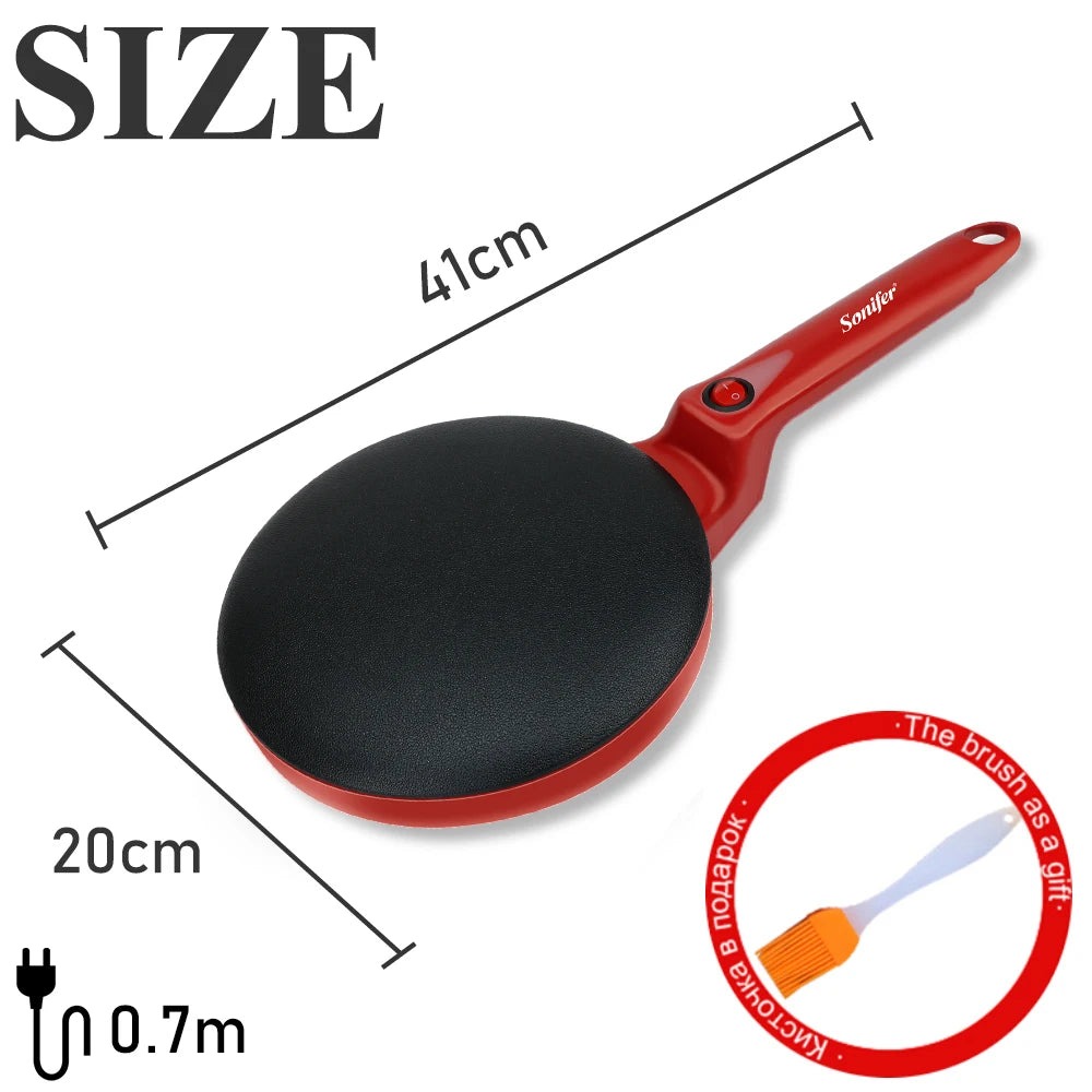Electric Crepe Maker Pizza Pancake Machine  | Yazijico™