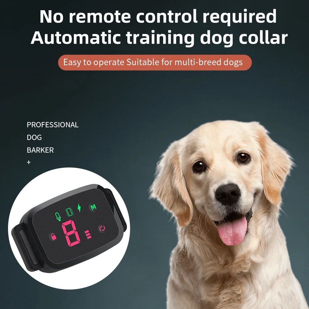 Yazijico™ Smart Automatic Anti Barking Dog Collar HD Digital Display - Yazijico™ 