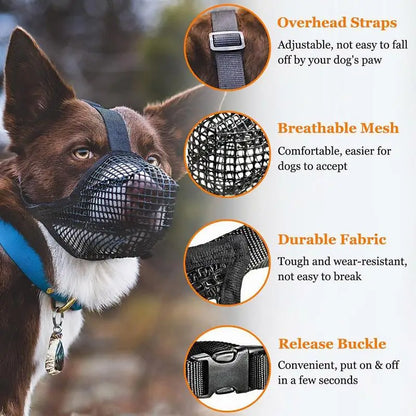 Yazijico™  Dog Mouth Muzzles Adjustable Breathable - Yazijico™ 