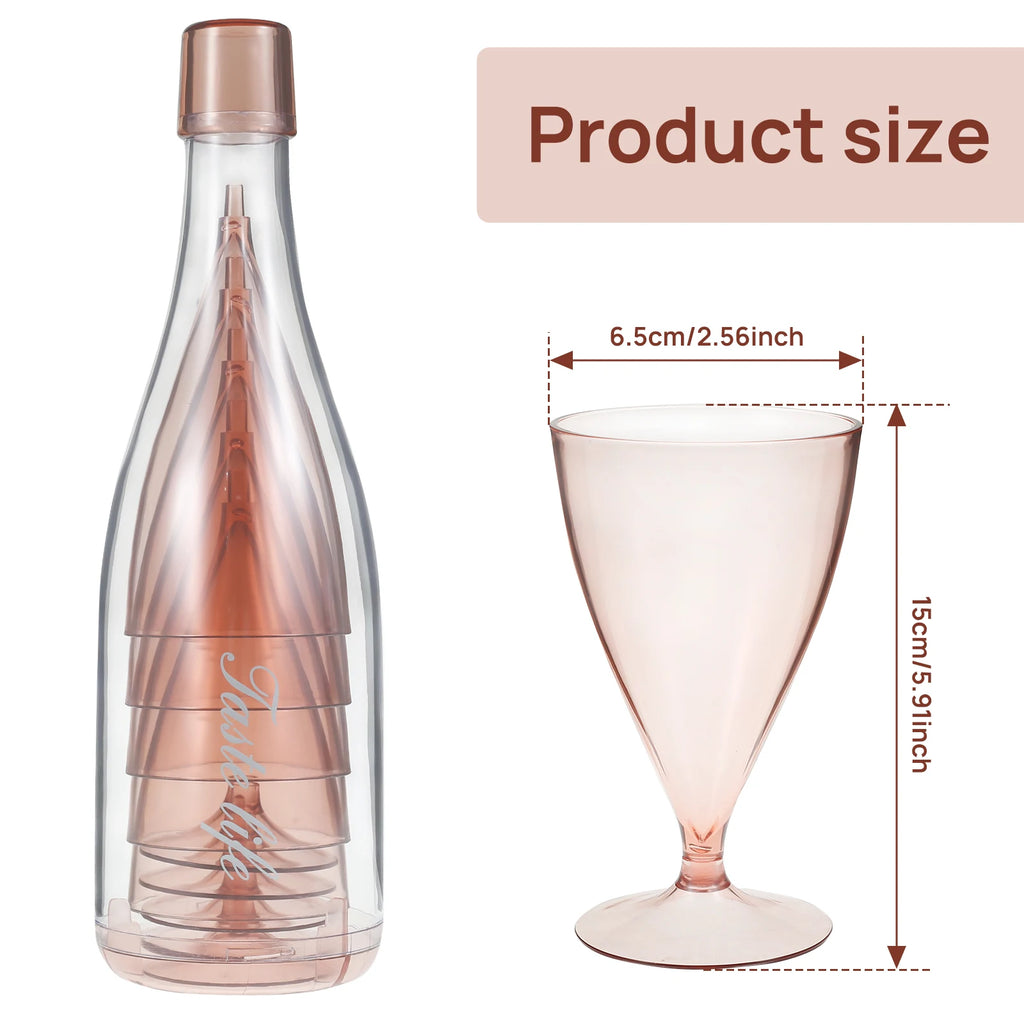 Champagne Cups Set Reusable Plastic Wine Glasses Transparent Water Cup for Party Wedding Birthday Bar Accessories