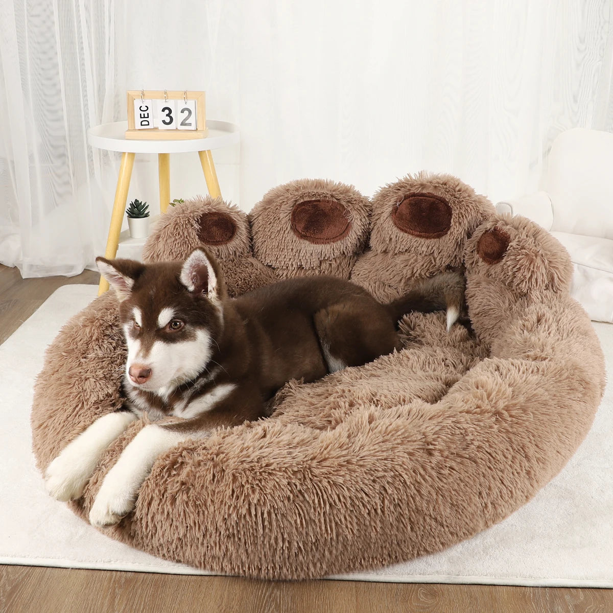 Yazijico™ Fluffy Dog Bed Large Pet Products Dogs - Yazijico™ 