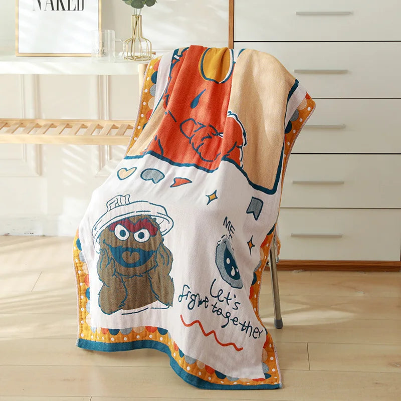 Towel Plus Cotton Cartoon Large Towel Couple | Yazijico™