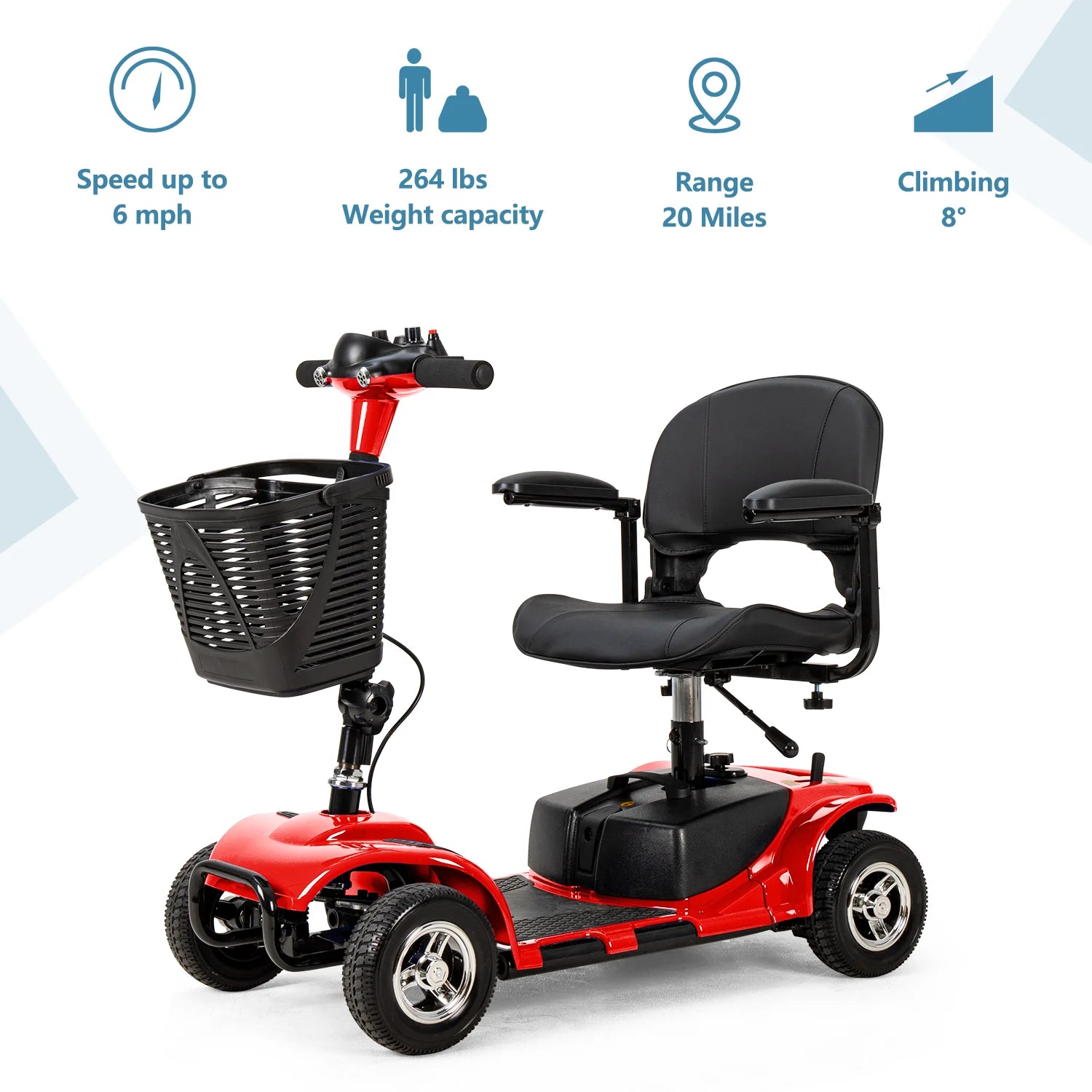 Mobility Scooter Electric Power Mobile Wheelchair 