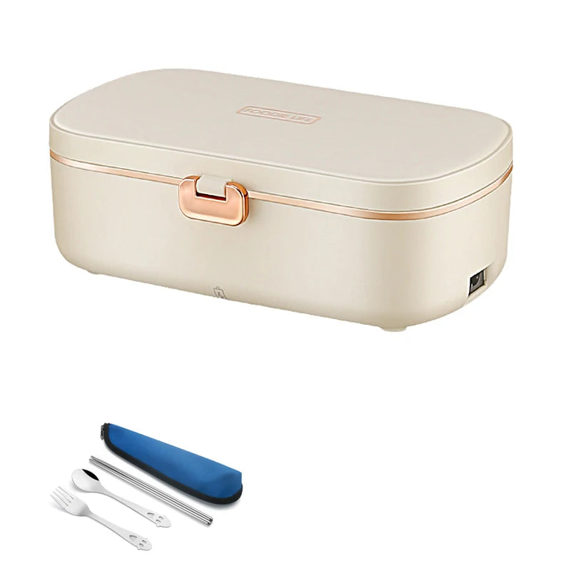 Stainless Steel  Electric Heating Lunch Box Portable | Yazijico™ 