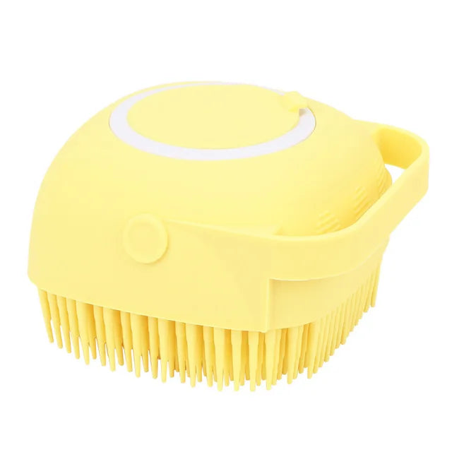 Silicone Dog Cat Shower Brush Pet Shampoo Dispenser| Yazijico™  