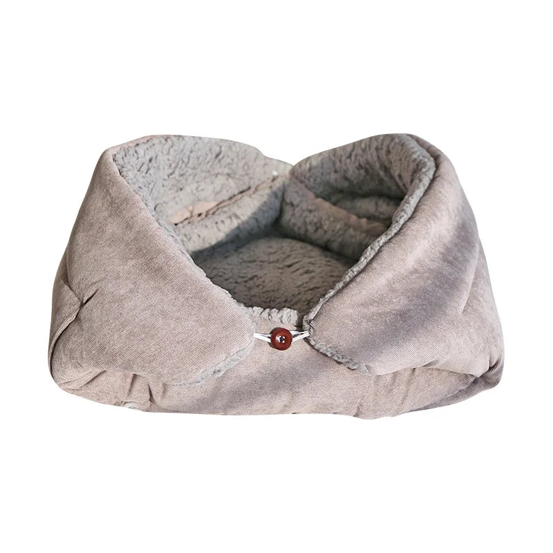 Warm Thickened Cat Bed Multifunctional Foldable  | Yazijico™