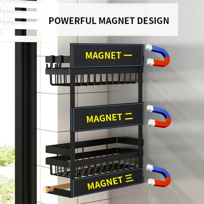 Yazijico™ 3/2 layers Magnetic No Punching Kitchen Organizer - Yazijico™ 